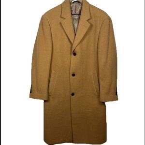Lauren Ralph Lauren Camel Brown Wool Pea Coat